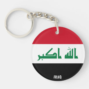 Iraq Flag Charming Patriotic Keychain