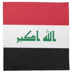 Iraq Flag Cloth Napkin
