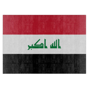 Iraq flag cutting board