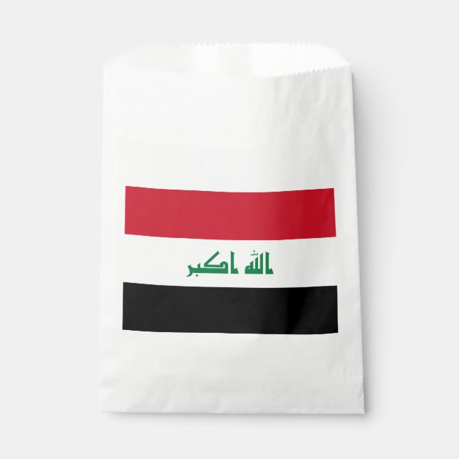 Iraq Flag Favor Bag (Front)