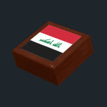 Iraq Flag Gift Box<br><div class="desc">Patriotic flag of Iraq.</div>