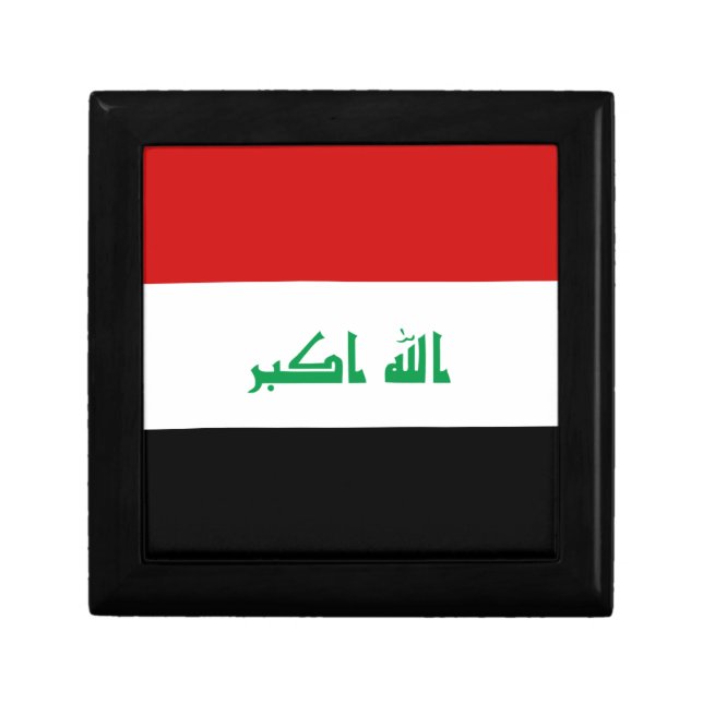 Iraq Flag Gift Box (Front)