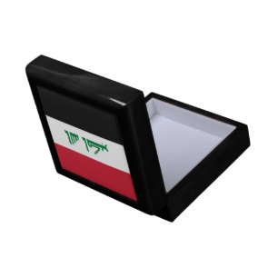 Iraq flag gift box