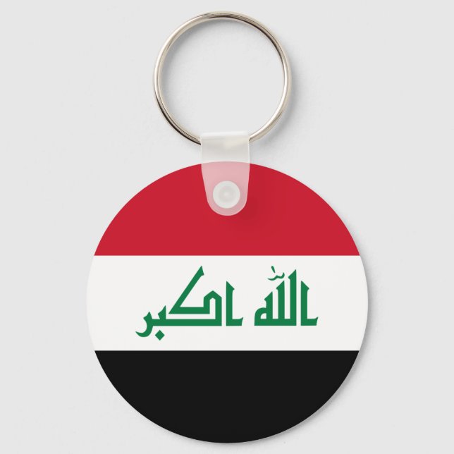 Iraq flag keychain (Front)