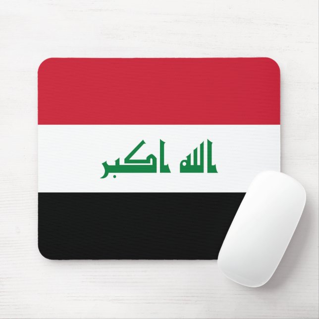 Iraq flag mouse pad (With Mouse)