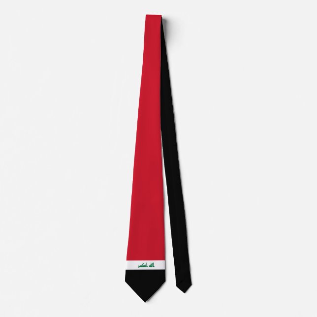 Iraq flag  neck tie (Front)