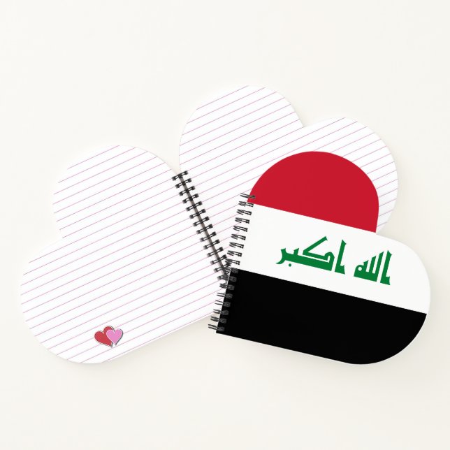 Iraq flag notebook (Inside)