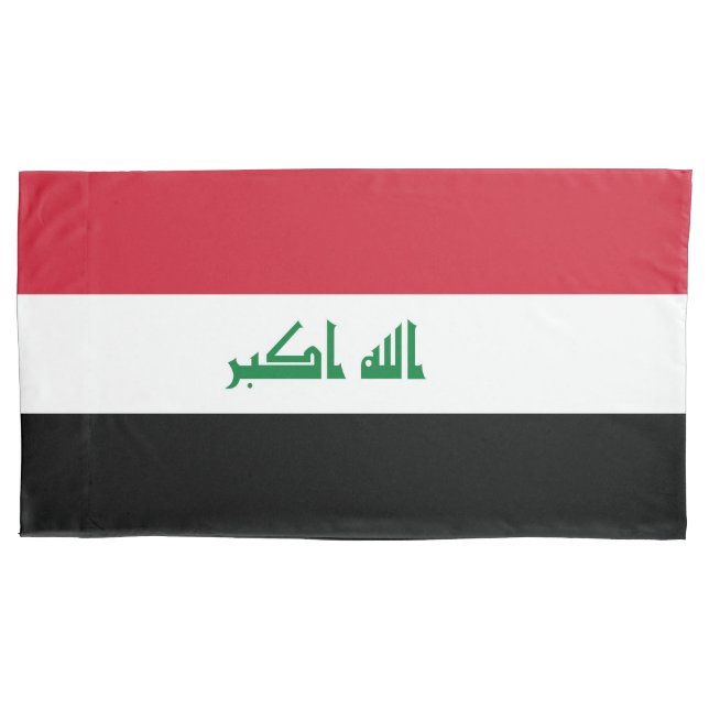 Iraq flag pillow case (Front)