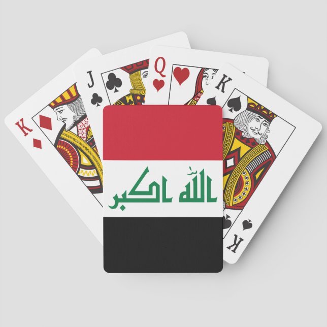 Iraq Flag Poker Cards (Back)