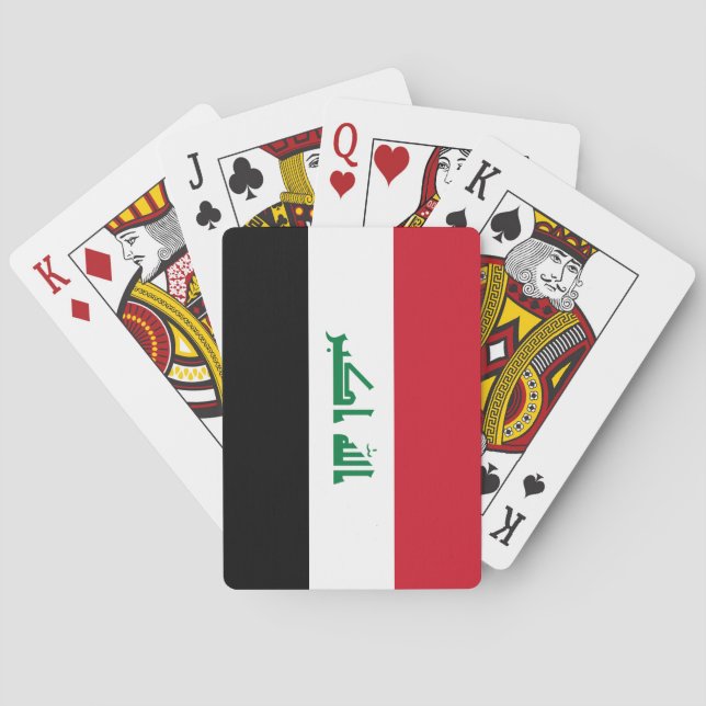 Iraq Flag Poker Cards (Back)