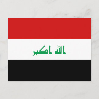 Iraq Flag Postcard