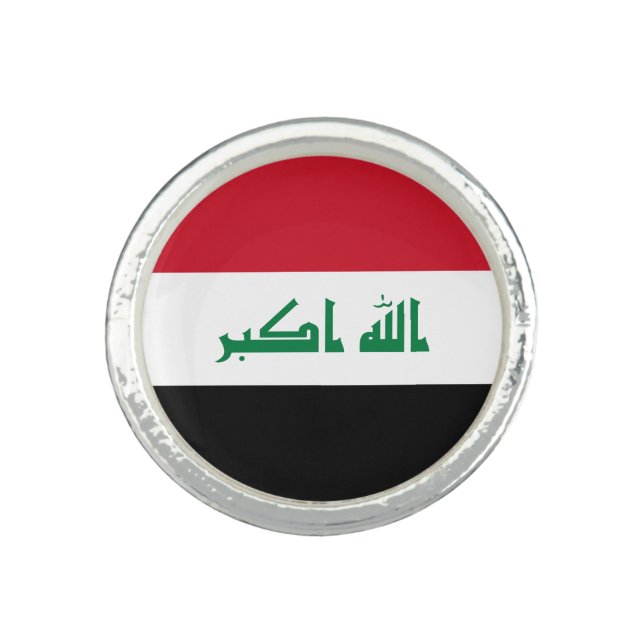 Iraq Flag Ring (Front)