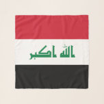 Iraq Flag Scarf<br><div class="desc">Patriotic flag of Iraq.</div>