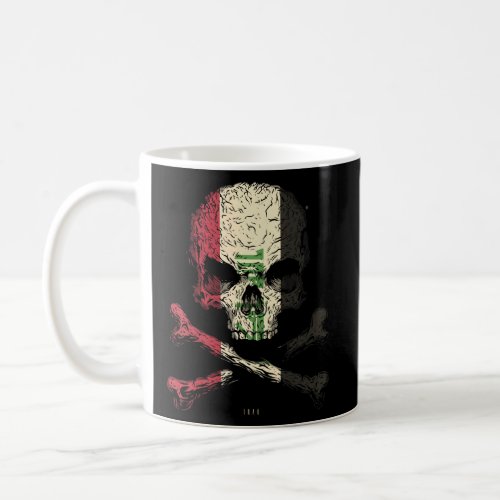 Iraq Flag Skull Crossbones  Coffee Mug