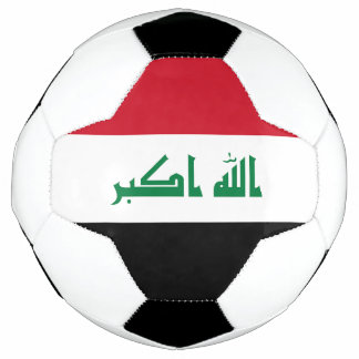 Iraq Flag Soccer Ball
