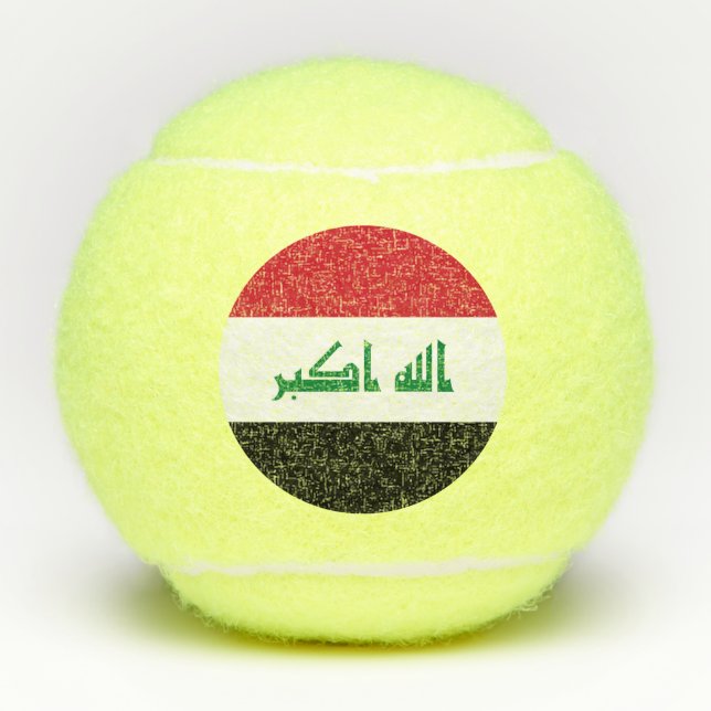 Iraq flag tennis balls (Front)