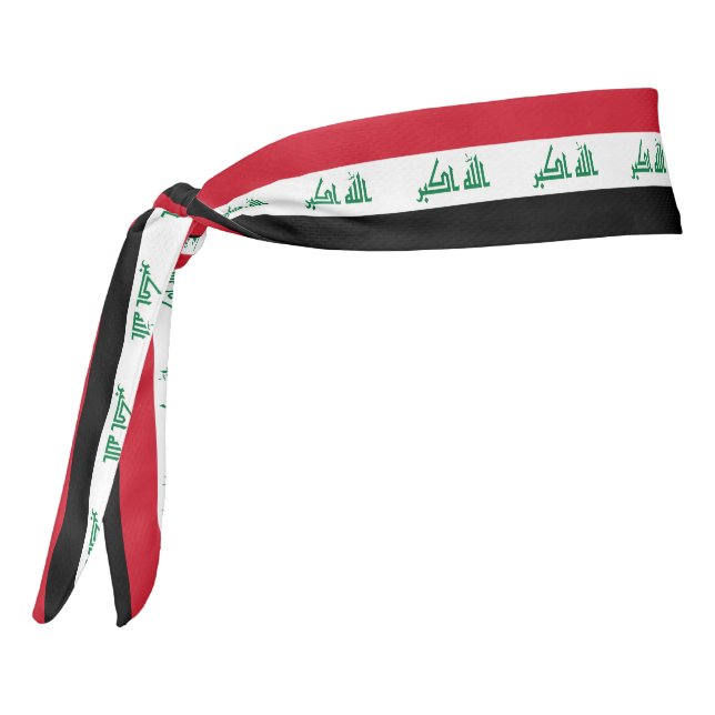 Iraq Flag Tie Headband (Rotate 270)