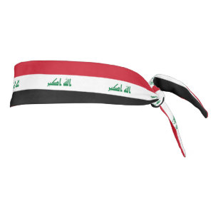 Iraq Flag Tie Headband