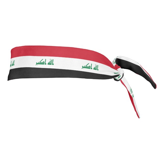 Iraq Flag Tie Headband (Rotate 90)
