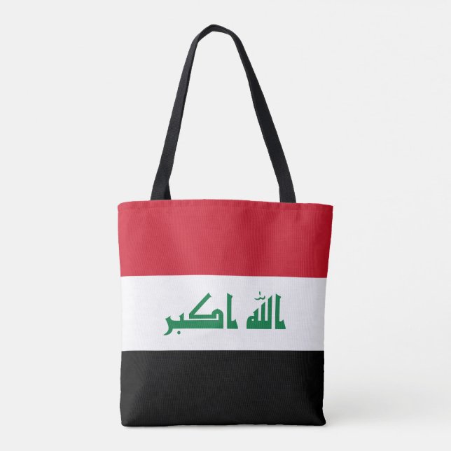 Iraq Flag Tote Bag (Back)