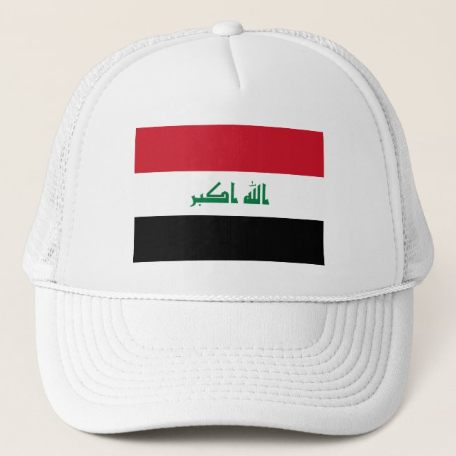 Iraq Flag Trucker Hat (Front)