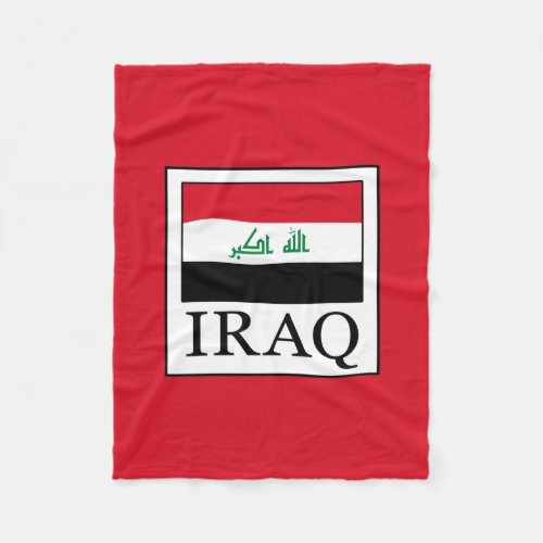 Iraq Fleece Blanket