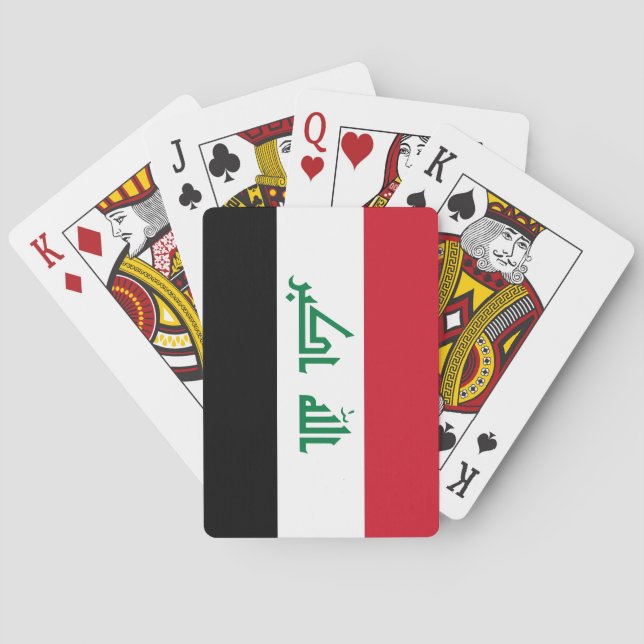 Iraq (Iraqi) Flag Poker Cards (Back)