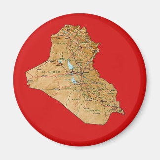 Iraq Map Magnet