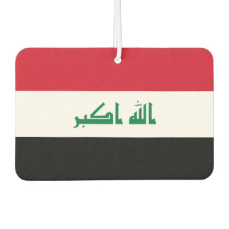 Iraq National World Flag Air Freshener
