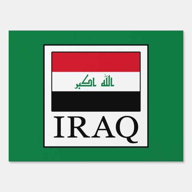 Iraq Sign (Front)
