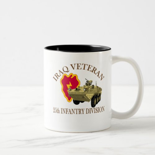 Iraq Vet 25th ID Stryker Two_Tone Coffee Mug