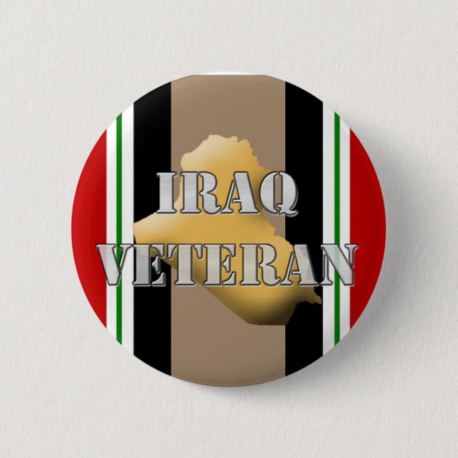 Iraq Veteran Button (Front)