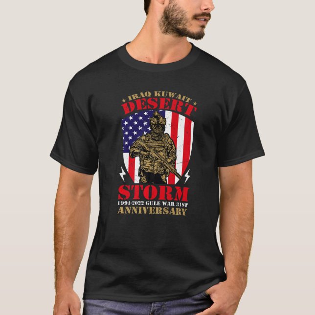 Iraq Veteran Veterans Day Patriotic USA 31st Anniv T-Shirt (Front)