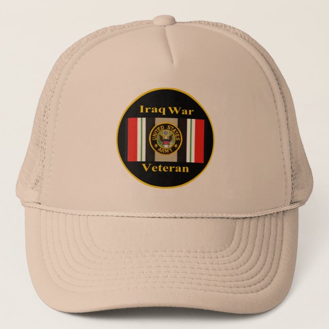 Iraq War Veteran "Army" Hat (Front)
