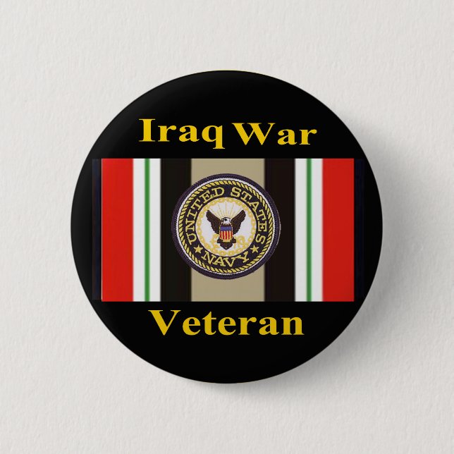Iraq War Veteran "Navy" Pin (Front)