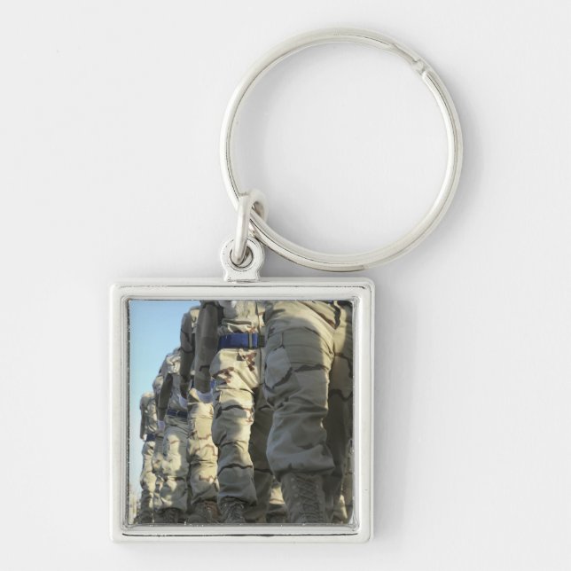 Iraqi air force recruits march keychain (Front)