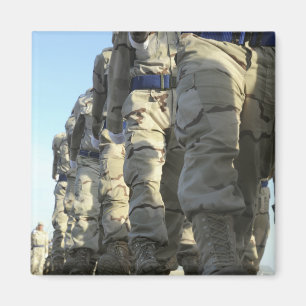 Iraqi air force recruits march magnet