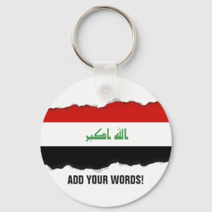 Iraqi Flag Keychain
