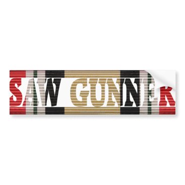 Iraqi Freedom CMR Saw Gunner Bumper Sticker Iraqi Freedom CMR Saw Gunner Bumper Sticker