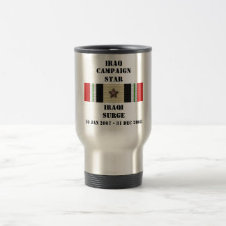 Iraqi Surge / CAMPAIGN STAR Travel Mug