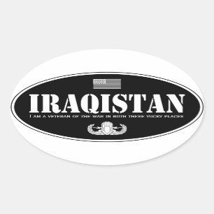Iraqistan EOD Oval Sticker