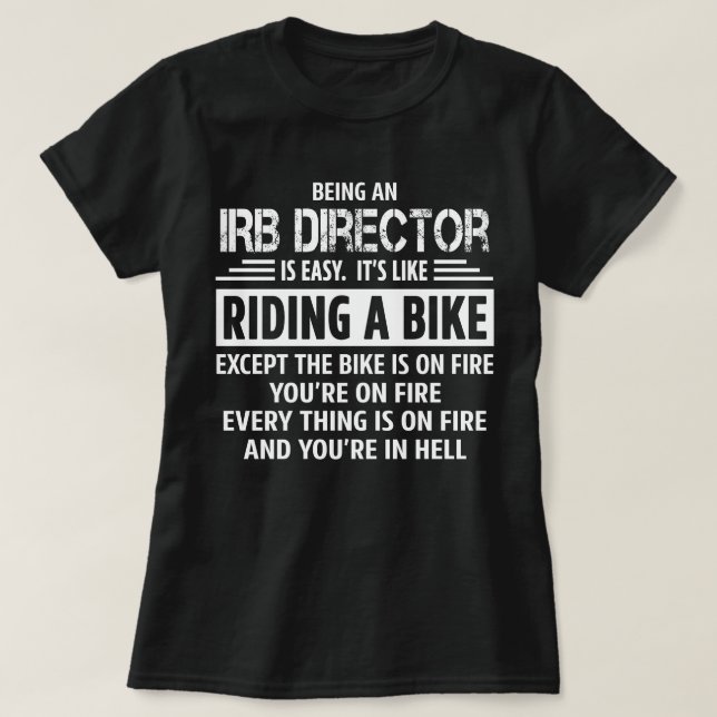 IRB Director T-Shirt (Design Front)