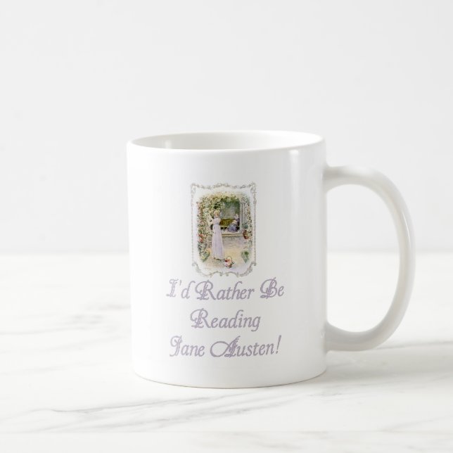 IRBR Jane Austen! Classic White Mug, 2 sizes Coffee Mug (Right)