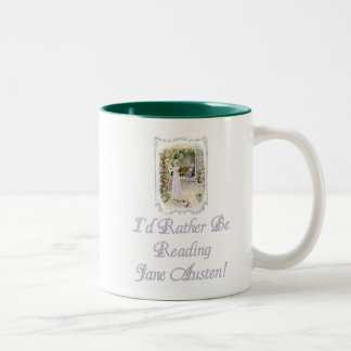 IRBR Jane Austen! Two-Tone Mug, 6 colors, 2 sizes Coffee Mug
