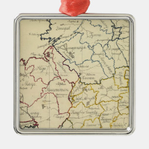 Ireland 21 metal ornament