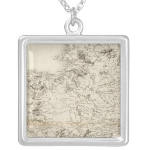 Ireland 2 silver plated necklace