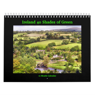 Ireland 40 Shades of Green Calendar
