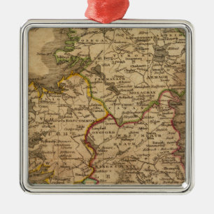 Ireland 4 metal ornament