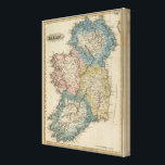 Ireland 9 canvas print<br><div class="desc">Ireland. By Lucas, Fielding Jr. (182). Published by ''Baltimore: Fielding Lucas Jr".</div>