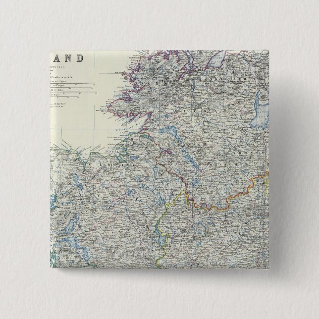 Ireland 9 pinback button (Front)